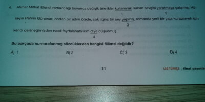 Lütfen yardım edin. 8.sınıf türkçe